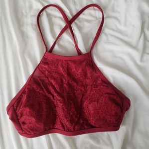 Red bikini top